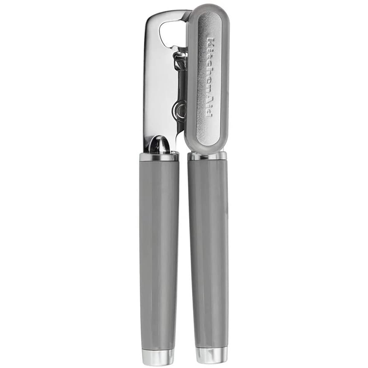 KitchenAid Classic Multifunction Can Opener and Bottle Opener Easy to Use, Razor Sharp Stainless Steel Cutting Wheel, Soft Ergonomic Handles, Black