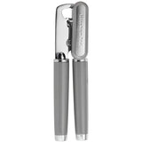 KitchenAid Classic Multifunction Can Opener and Bottle Opener Easy to Use, Razor Sharp Stainless Steel Cutting Wheel, Soft Ergonomic Handles, Black