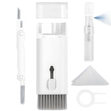Walrfid Airpods Electronic Screen 7 in 1 Cleaner Kit Laptop Keyboard Cleaning Tool for ipad/iwatch/Computer/Phone/MacBook with 5ml Touchscreen Cleaners Mist (Grey)