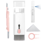 Walrfid Airpods Electronic Screen 7 in 1 Cleaner Kit Laptop Keyboard Cleaning Tool for ipad/iwatch/Computer/Phone/MacBook with 5ml Touchscreen Cleaners Mist (Grey)