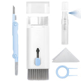 Walrfid Airpods Electronic Screen 7 in 1 Cleaner Kit Laptop Keyboard Cleaning Tool for ipad/iwatch/Computer/Phone/MacBook with 5ml Touchscreen Cleaners Mist (Grey)