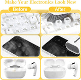 Walrfid Airpods Electronic Screen 7 in 1 Cleaner Kit Laptop Keyboard Cleaning Tool for ipad/iwatch/Computer/Phone/MacBook with 5ml Touchscreen Cleaners Mist (Grey)