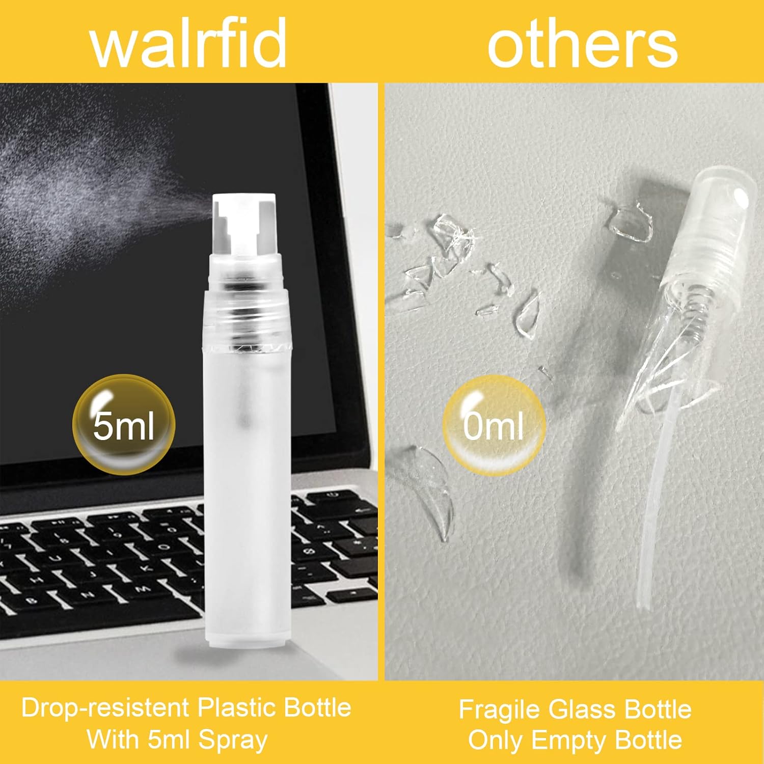 Walrfid Airpods Electronic Screen 7 in 1 Cleaner Kit Laptop Keyboard Cleaning Tool for ipad/iwatch/Computer/Phone/MacBook with 5ml Touchscreen Cleaners Mist (Grey)