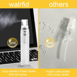 Walrfid Airpods Electronic Screen 7 in 1 Cleaner Kit Laptop Keyboard Cleaning Tool for ipad/iwatch/Computer/Phone/MacBook with 5ml Touchscreen Cleaners Mist (Grey)