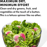 OXO Good Grips Large Salad Spinner - 6.22 Qt., White