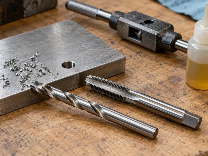 Drill Bit for a 1/4-20 Tap: Exact Size and Tapping Steps